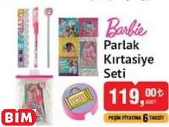 BARBİE PARLAK KIRTASİYE SETİ BARBİE PARLAK KIRTASİYE SETİ